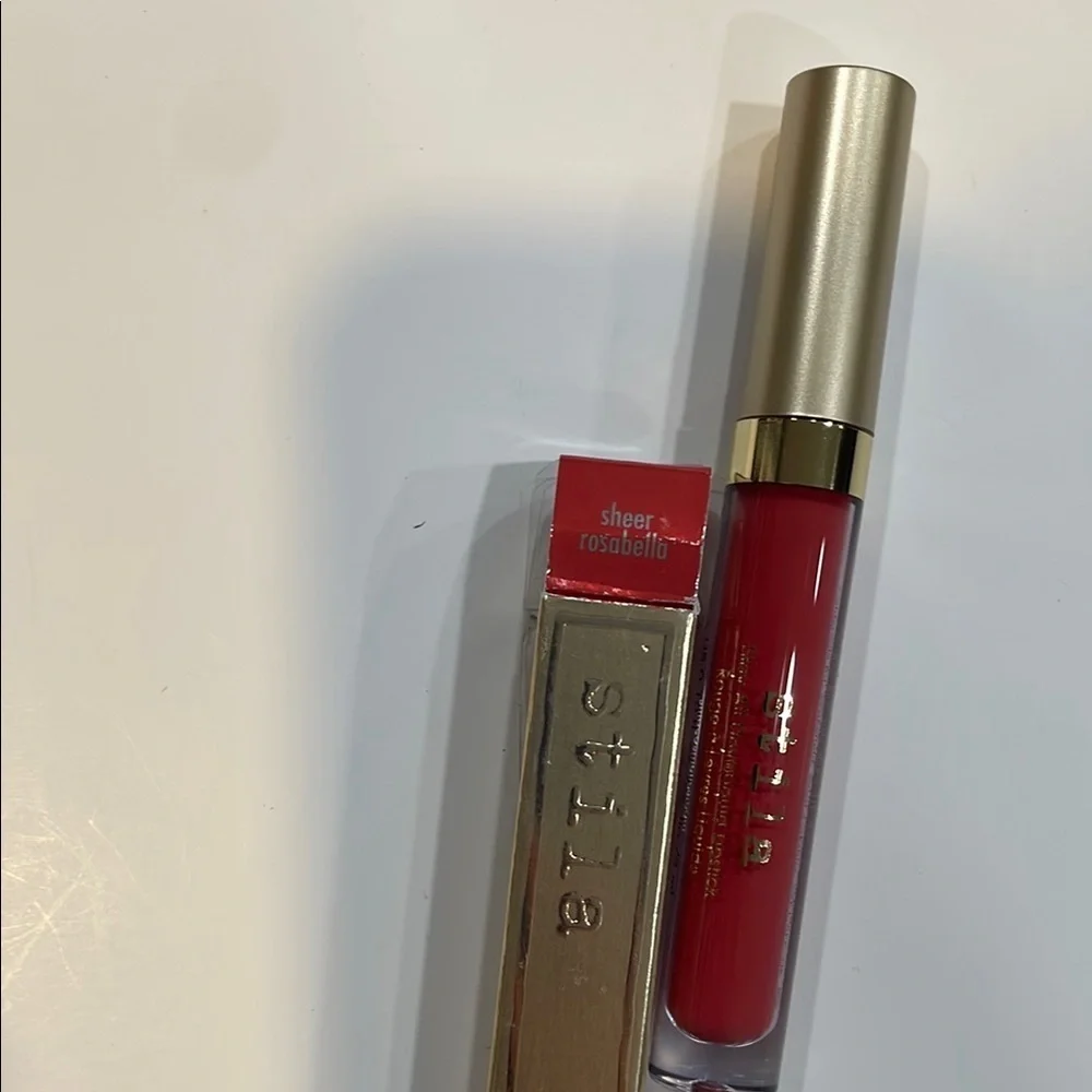 Stila Red Liquid Lipstick Vibrant Glossy Finish